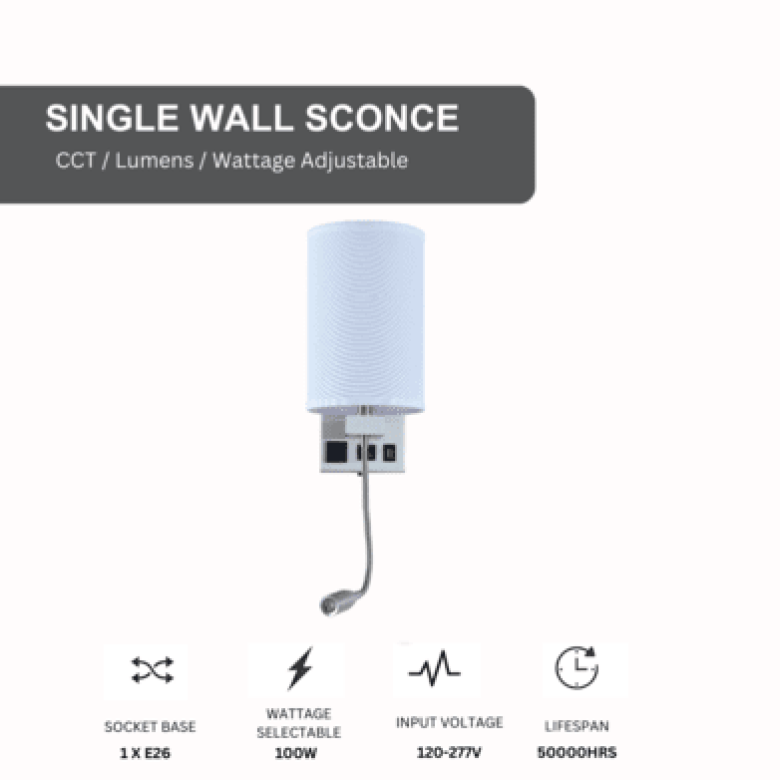 SES-402 SINGLE WALL SCONCE